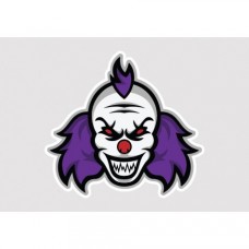 Scary Clown Full Colour Vinyl Sticker