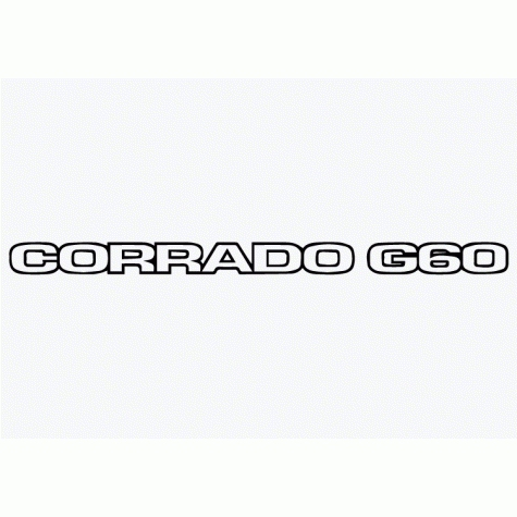 Old Skool Classic Vinyl Sticker: Corrado G60