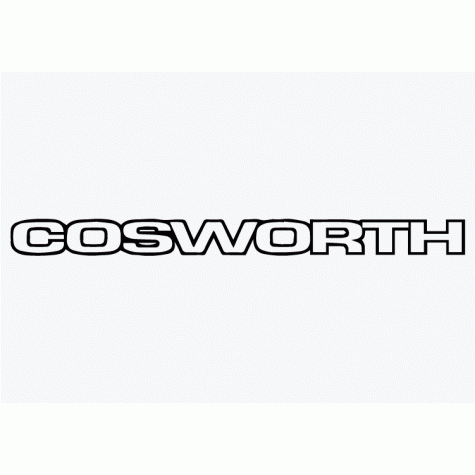 Old Skool Classic Vinyl Sticker: Cosworth