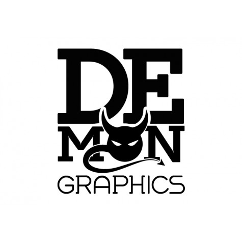 Demon Graphics Brand Sticker 1