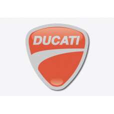 Ducati Corse Domed Gel Badge