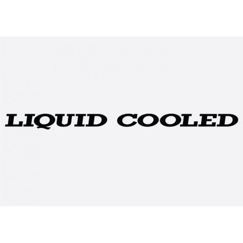 Ducati Liquid Cooled Adhesive Vinyl Sticker
