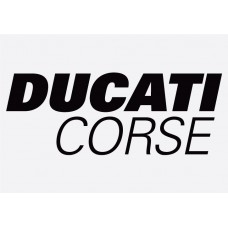 Ducati Corse 2 Adhesive Vinyl Sticker