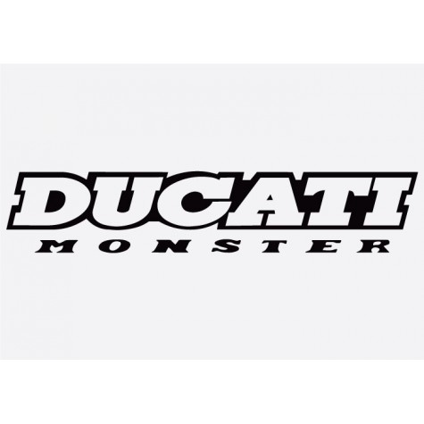 Ducati Monster Adhesive Vinyl Sticker