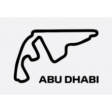 Abu Dhabi Track Formula 1 Sticker