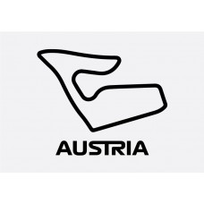 Austria Track Formula 1 Sticker