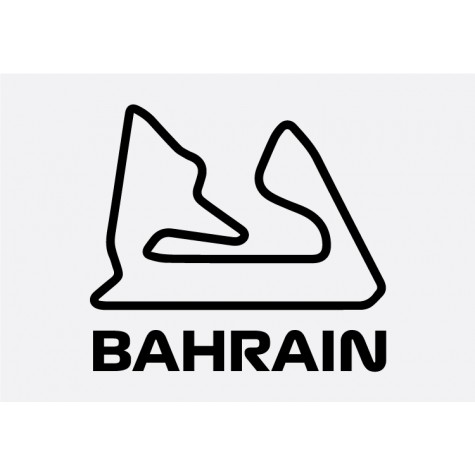 Bahrain Track Formula 1 Sticker