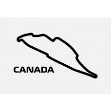 Canada Track Formula 1 Sticker