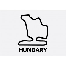 Hungary Track Formula 1 Sticker