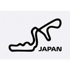 Japan Track Formula 1 Sticker