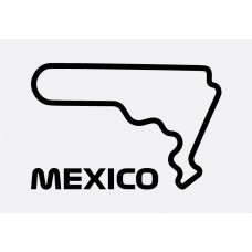Mexico Track Formula 1 Sticker