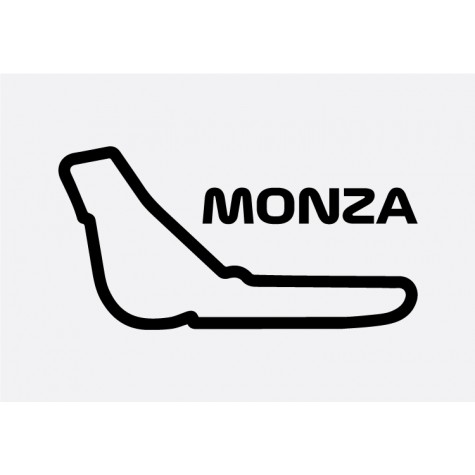 Monza Track Formula 1 Sticker