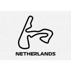 Netherlands Track Formula 1 Sticker