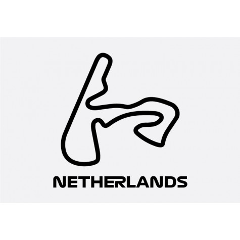 Netherlands Track Formula 1 Sticker
