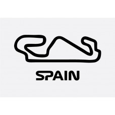 Spain Track Formula 1 Sticker