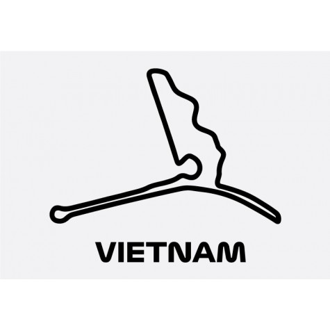 Vietnam Track Formula 1 Sticker