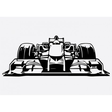 F1 Car Front Formula 1 Sticker