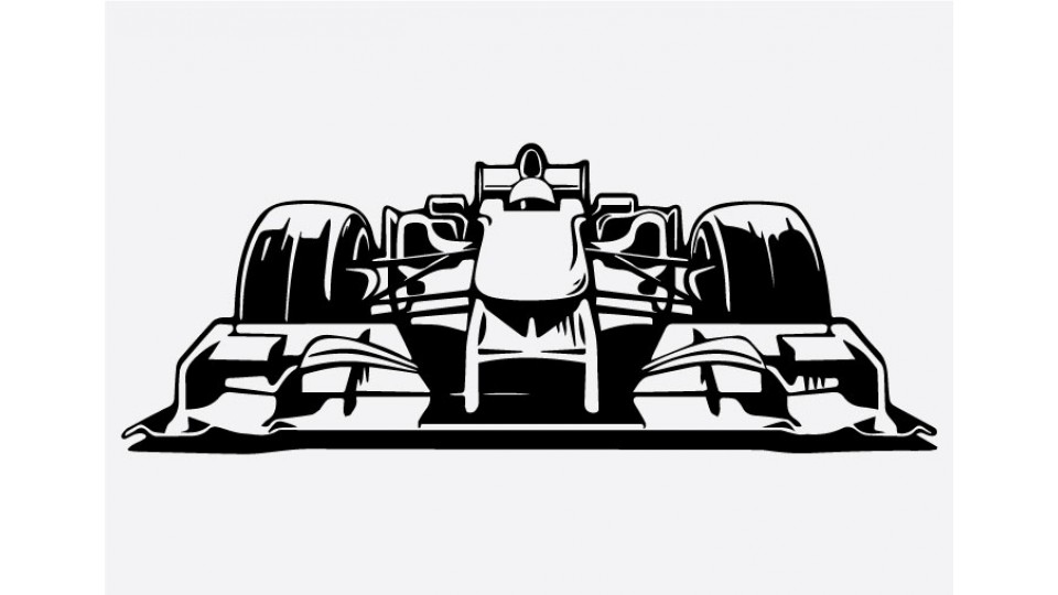 F1 Car Front Formula 1 Sticker
