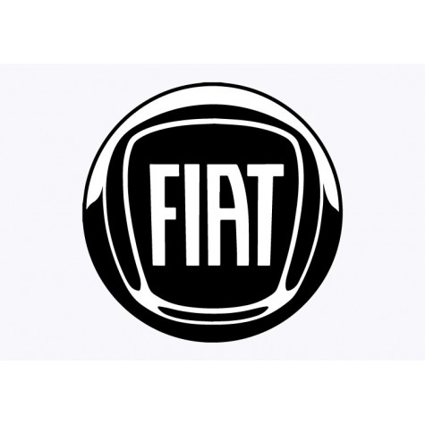 Fiat Badge Adhesive Vinyl Sticker