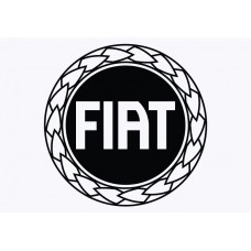 Fiat Badge Classic Adhesive Vinyl Sticker #2