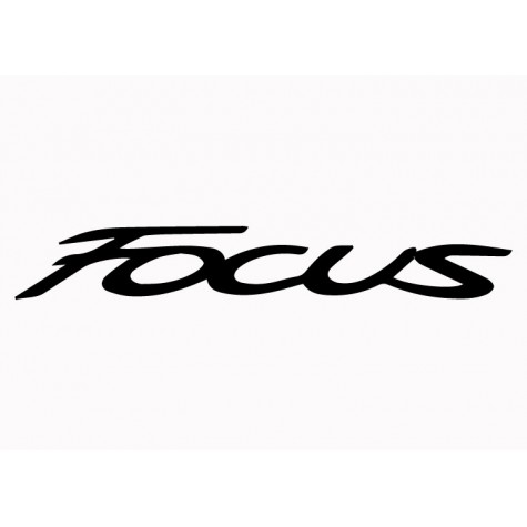 Ford Focus Adhesive Vinyl Sticker