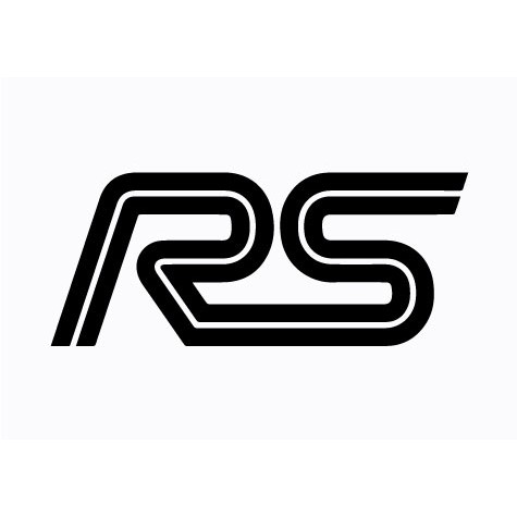 Ford RS Badge Adhesive Vinyl Sticker