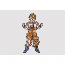 Super Saiyan Goku Full Colour Vinyl Sticker