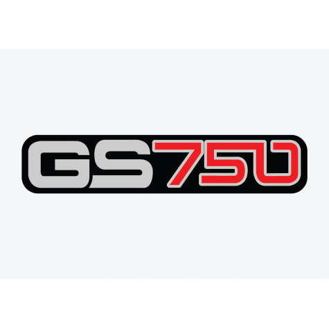 Suzuki GS750 Adhesive Vinyl Sticker