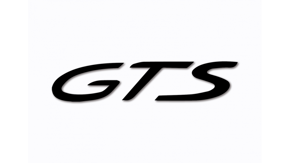 Porsche GTS Badge Vinyl Sticker