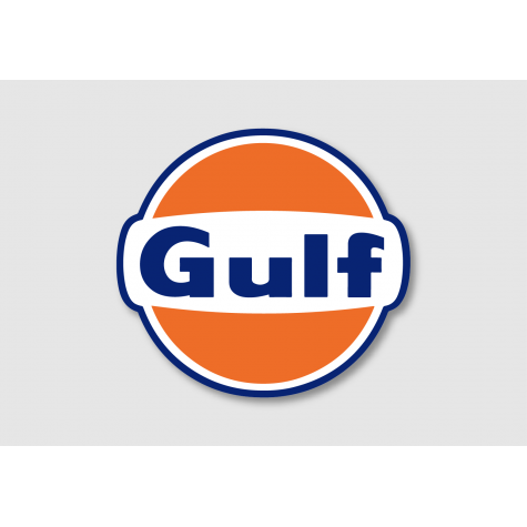 Gulf Full Colour Adhesive Vinyl Sticker