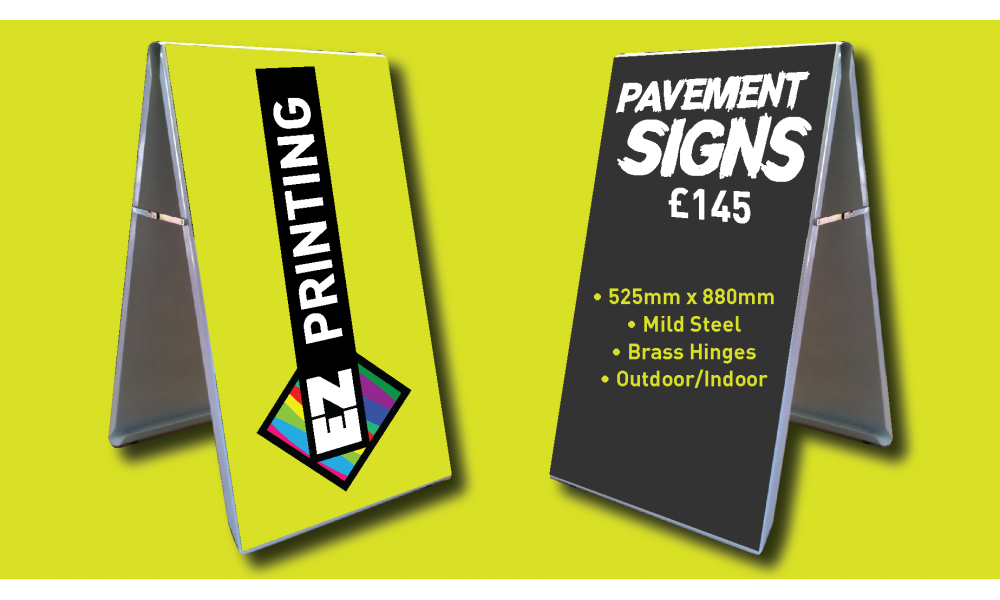 Pavement Signs @ ezprinting.co.uk