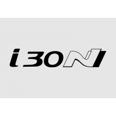 Hyundai i30n Adhesive Vinyl Sticker