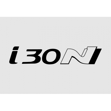 Hyundai i30n Adhesive Vinyl Sticker