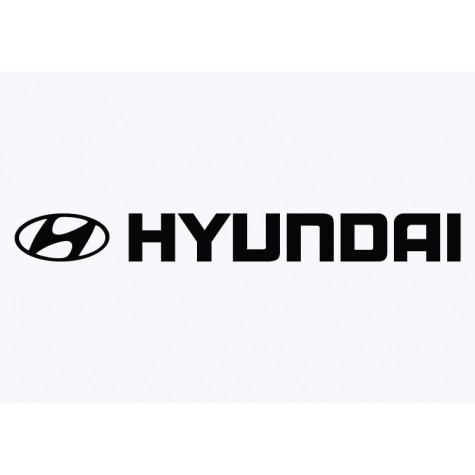 Hyundai Badge Adhesive Vinyl Sticker