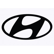 Hyundai Badge Adhesive Vinyl Sticker #2 