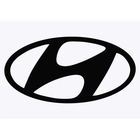 Hyundai Badge Adhesive Vinyl Sticker #2 
