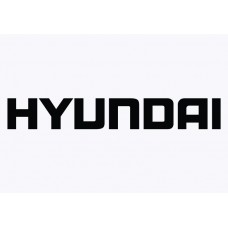 Hyundai Badge Adhesive Vinyl Sticker #3