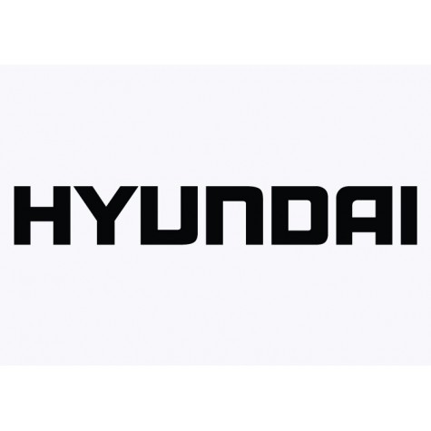Hyundai Badge Adhesive Vinyl Sticker #3