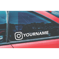 Instagram Personalised Sticker (Pack of 2)