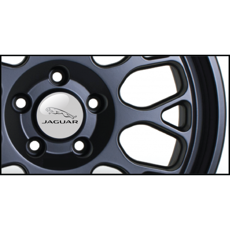 Jaguar New Gen Domed Gel Wheel Badges (Set of 4)