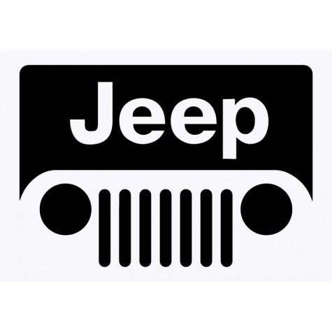 Jeep Badge Adhesive Vinyl Sticker