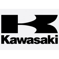Kawasaki Badge 3 Adhesive Vinyl Sticker