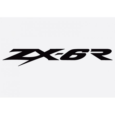 Kawasaki ZX-6R Adhesive Vinyl Sticker