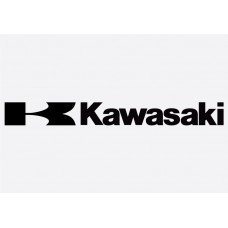Kawasaki Badge 2 Adhesive Vinyl Sticker