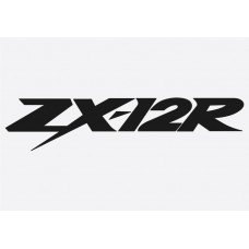 Kawasaki ZX-12R Badge Adhesive Vinyl Sticker