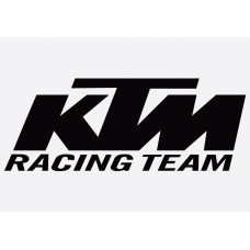 KTM Racing Team Adhesive Vinyl Sticker