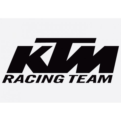 KTM Racing Team Adhesive Vinyl Sticker