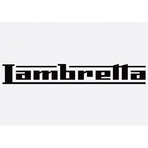 Lambretta Badge Adhesive Vinyl Sticker