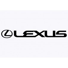 Lexus Badge Adhesive Vinyl Sticker #1