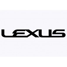 Lexus Badge Adhesive Vinyl Sticker #2
